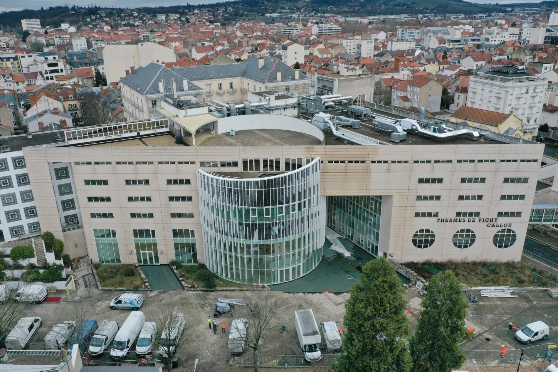 façade des thermes de Vichy